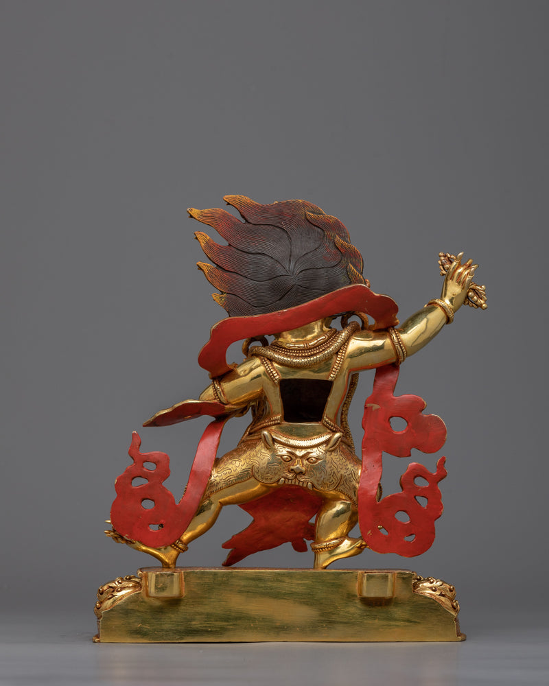 Mahachakra Vajrapani Sculpture | Traditional Handcrafted Buddhist Art