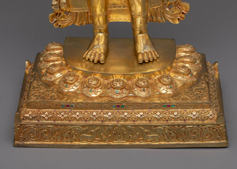 Standing Siddhārtha Statue | A Masterpiece Depicting the Spiritual Journey of the Buddha