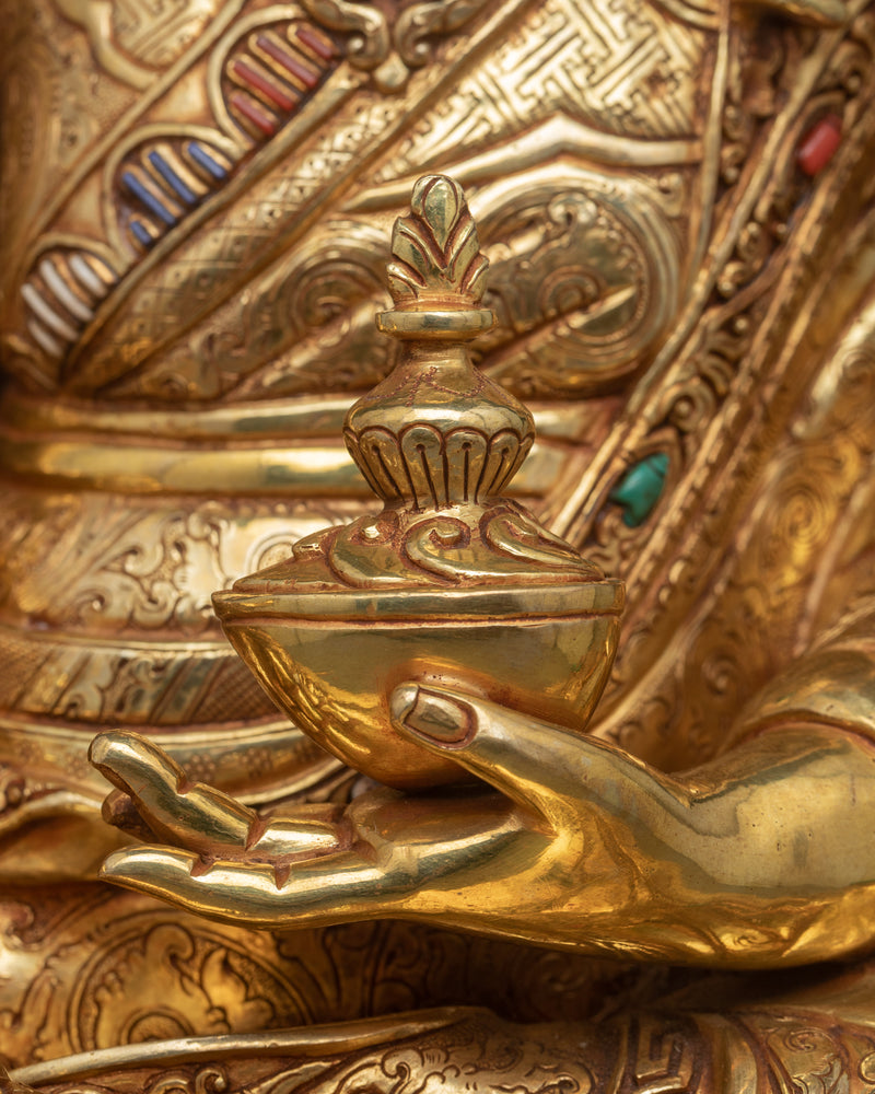 Guru Rinpoche Tibetan Spiritual Statue | The Lotus-Born Master and Founder of Tibetan Buddhism