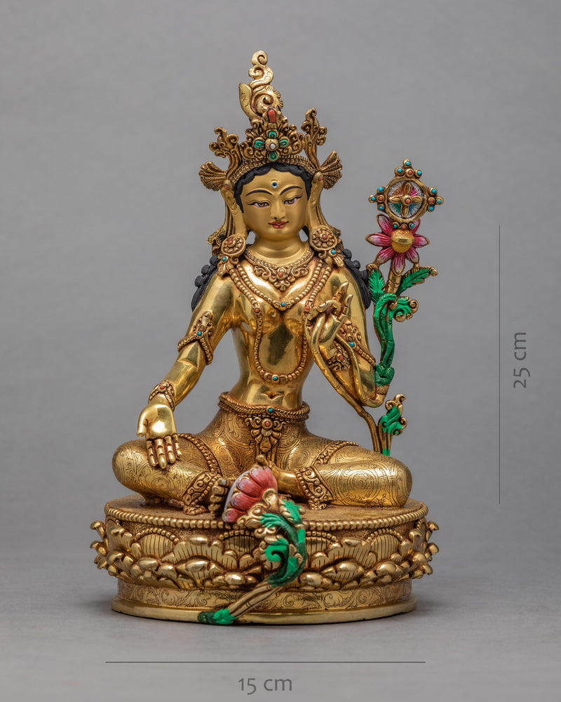 21 Tara Statue Set | Traditionally Hand Carved Set of Taras