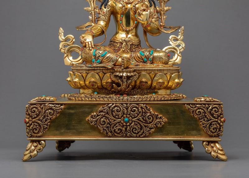 Mother Green Tara Statue | Buddhist Deity