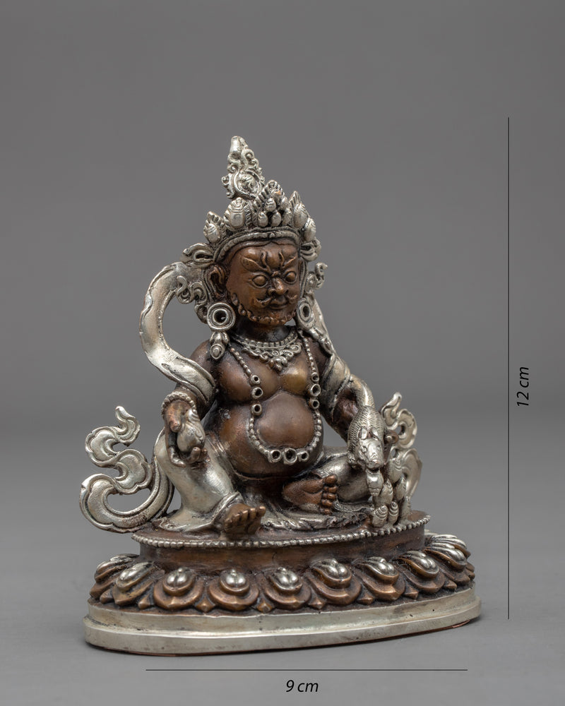 Miniature Jambhala Statue | Traditional Himalayan Art