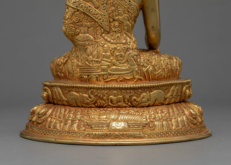 Shakyamuni Buddha Art | Traditional Tibetan Deity Statue