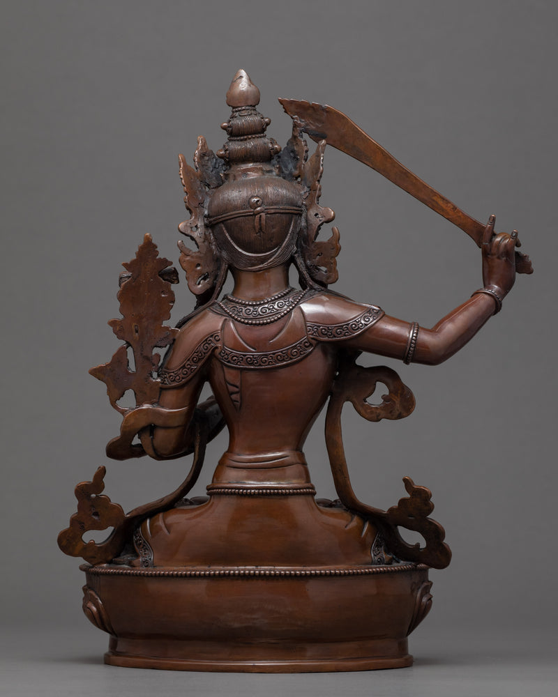 Manjushri Bodhisattva Sculpture | Wisdom Deity of Buddhism