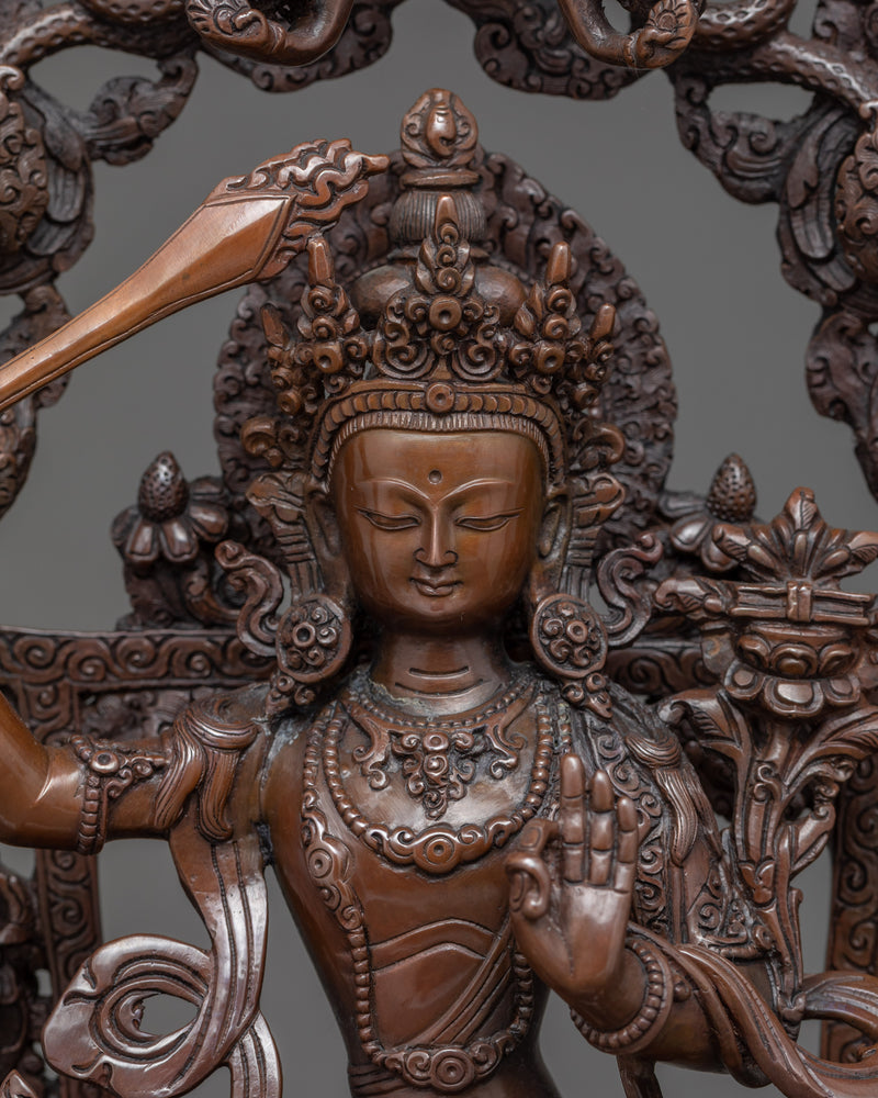 Bodhisattva Manjushri Art | Traditionally Crafted Statue