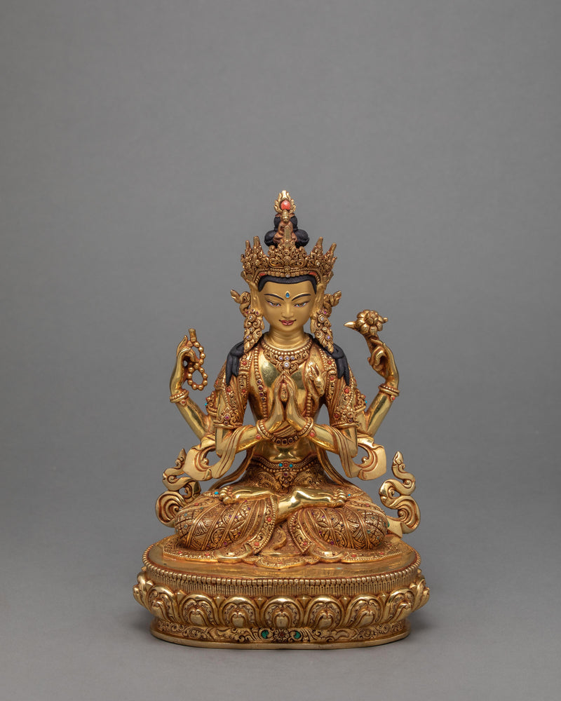 A Complete Set of Bodhisattva Statues For Your Meditation Altar