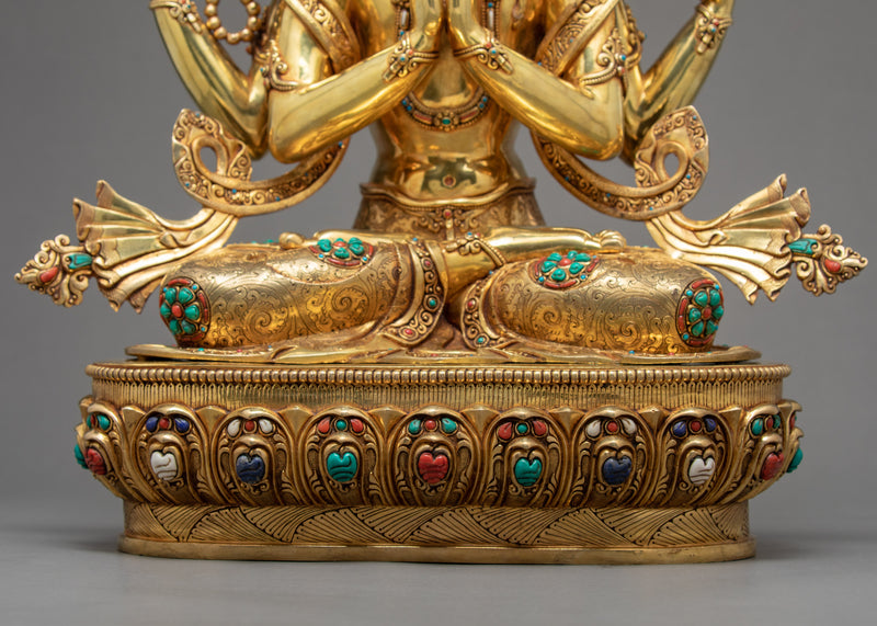 Chenrezig Avalokiteshvara Statue | Compassion Deity