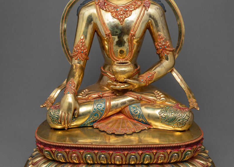 Crowned Shakyamuni Buddha | Himalayan Statue Art