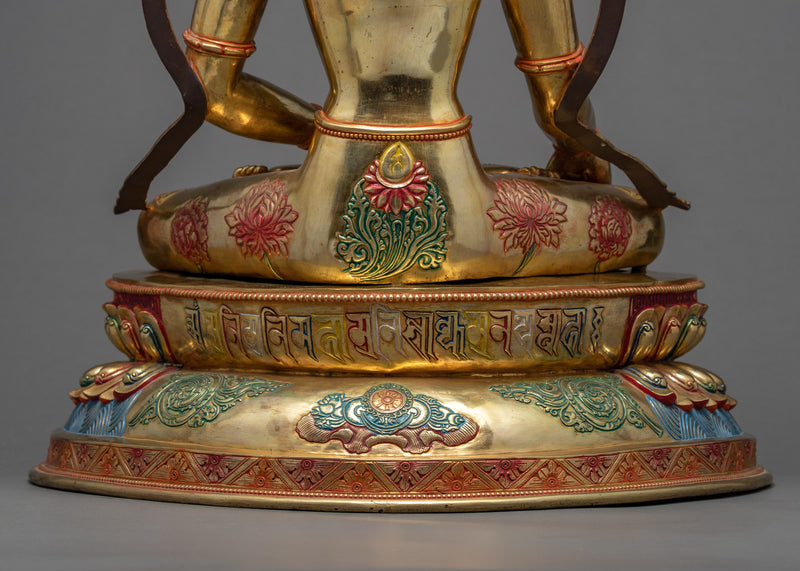 Crowned Shakyamuni Buddha | Himalayan Statue Art