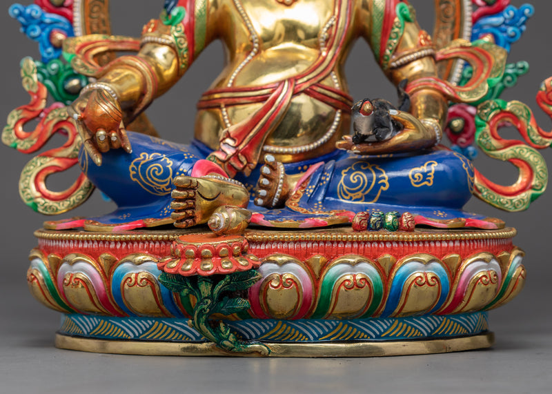 Jambhala Statue | Traditionally Crafted Buddhist Art