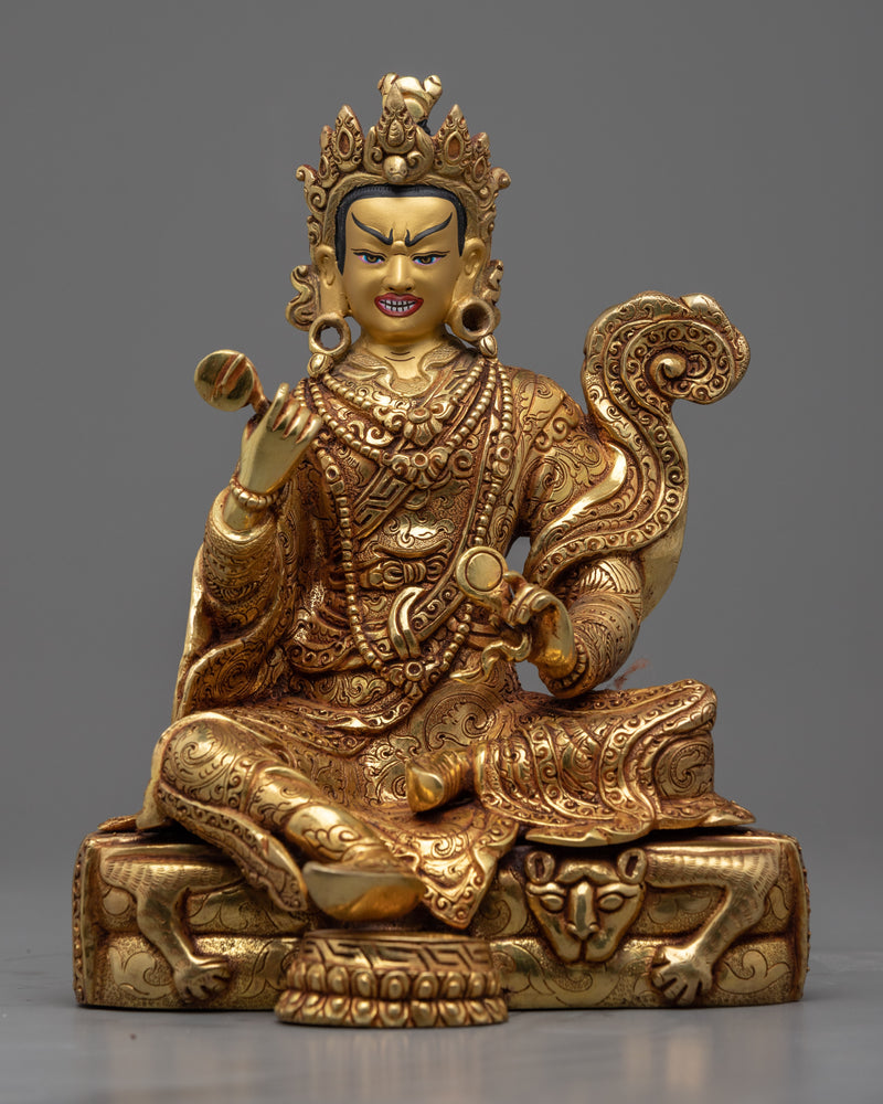 Guru Sangey 8 Manifestation Guru Set Statue | Gold-Plated Himalayan Art