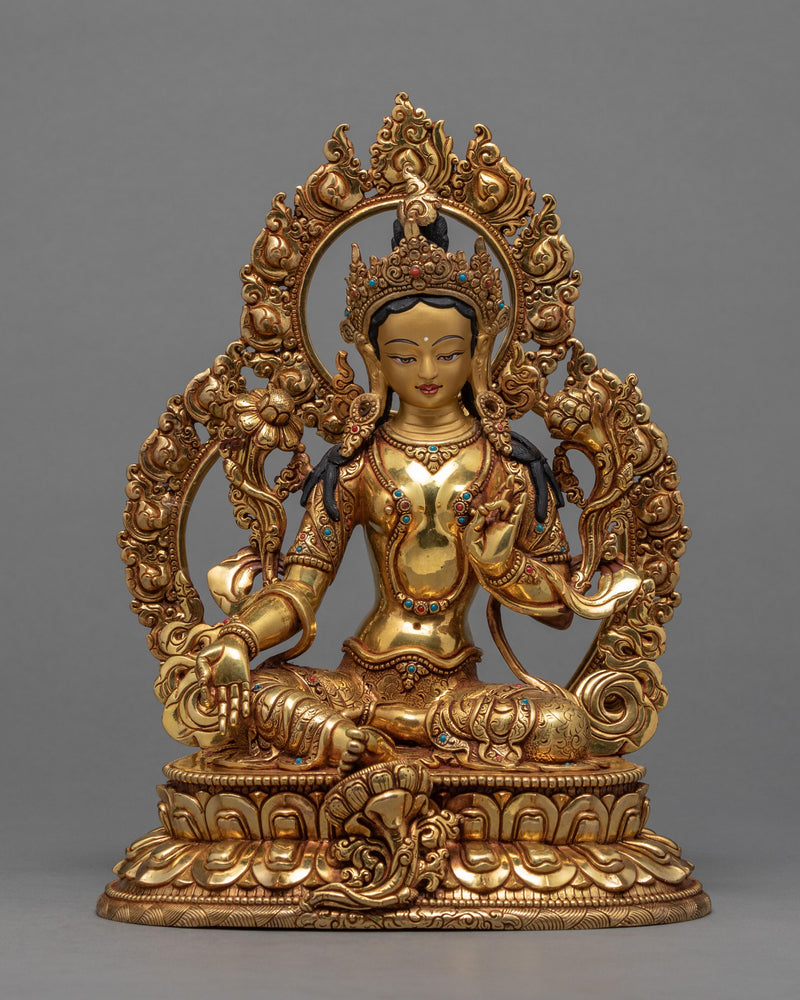  Green Tara Goddess  Statue