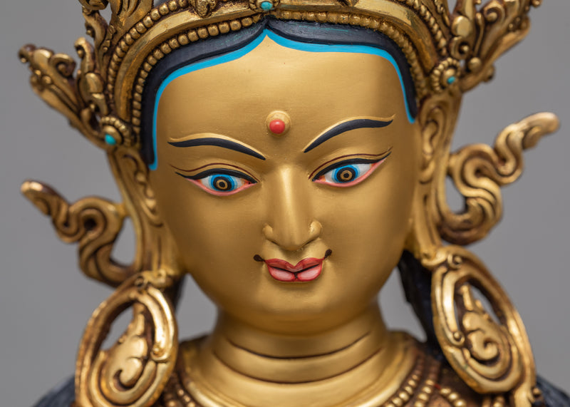 Green Tara Statue | Handmade Tara Statue