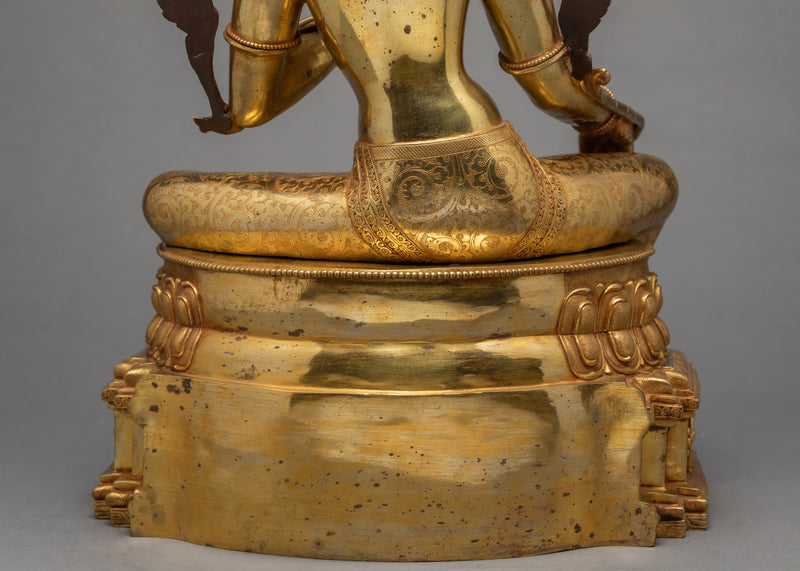 Green Tara Statue | Tara The Protector Mother | Himalayan Buddhist Art