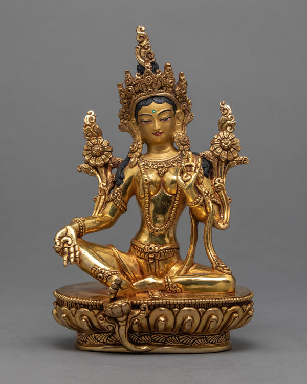  Green Tara Statue