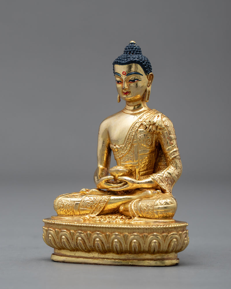 Small Amitabha Buddha Statue | Traditional Himalayan Art