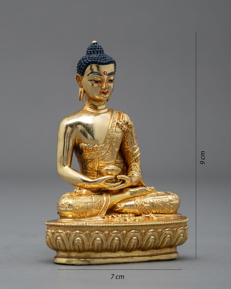 Small Amitabha Buddha Statue | Traditional Himalayan Art