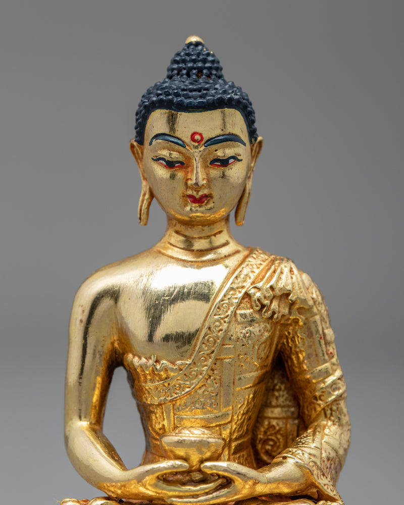 Small Amitabha Buddha Statue | Traditional Himalayan Art