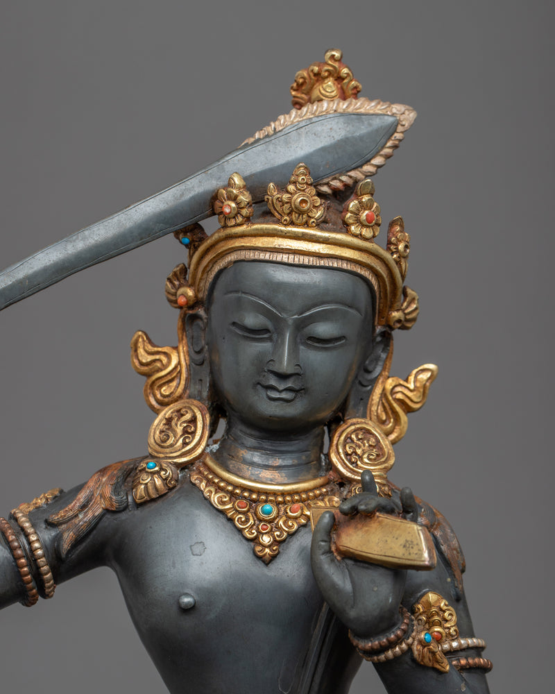 Manjushri Practice Statue | Buddhist Wisdom Deity