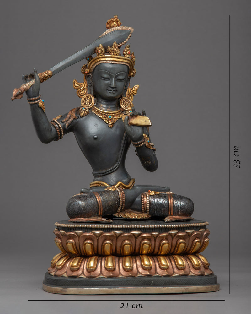 Manjushri Practice Statue | Buddhist Wisdom Deity