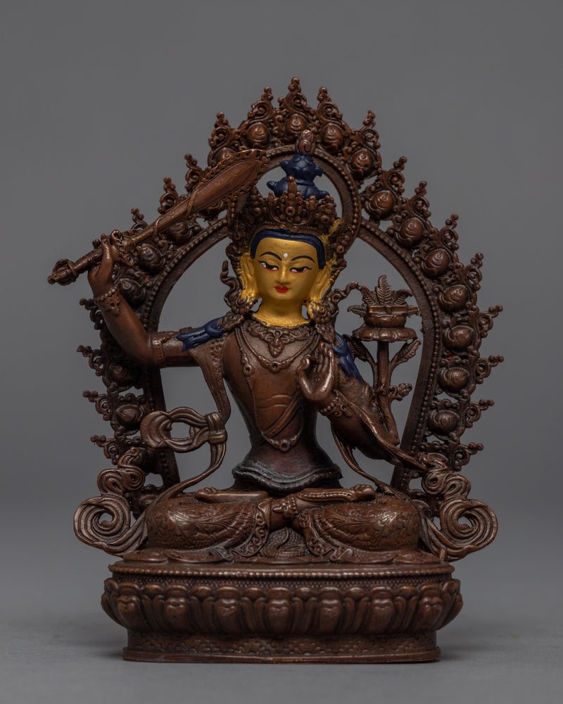 Bodhisattva Garden Statue | Gold Gilded Bodhisattva Statue Set