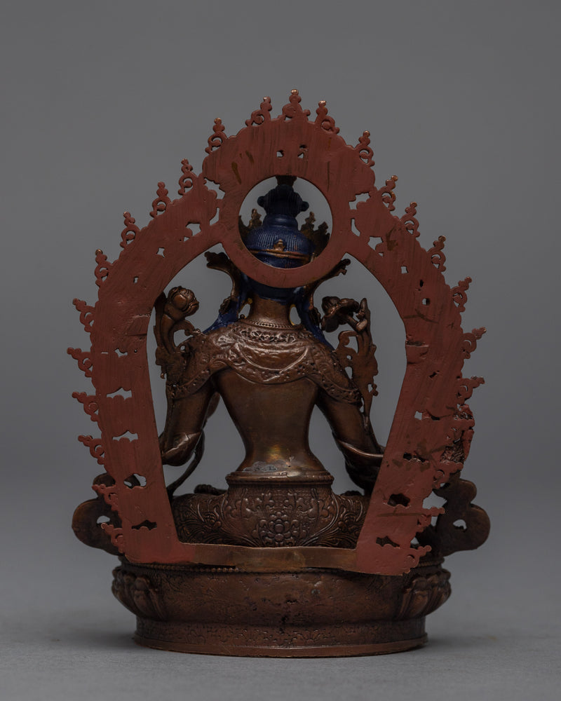 Tara The Female Buddha Sculpture | Buddhist Deity White Tara Machine Made Statue