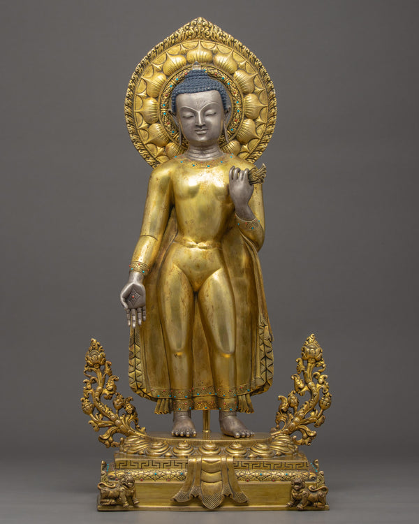 Standing Buddha Shakyamuni Statue