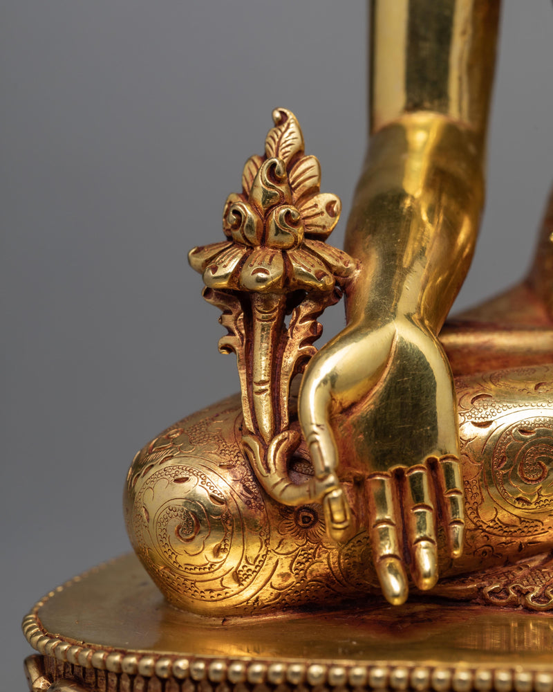 3 Buddha Statue | Tibetan Art Plated with Gold