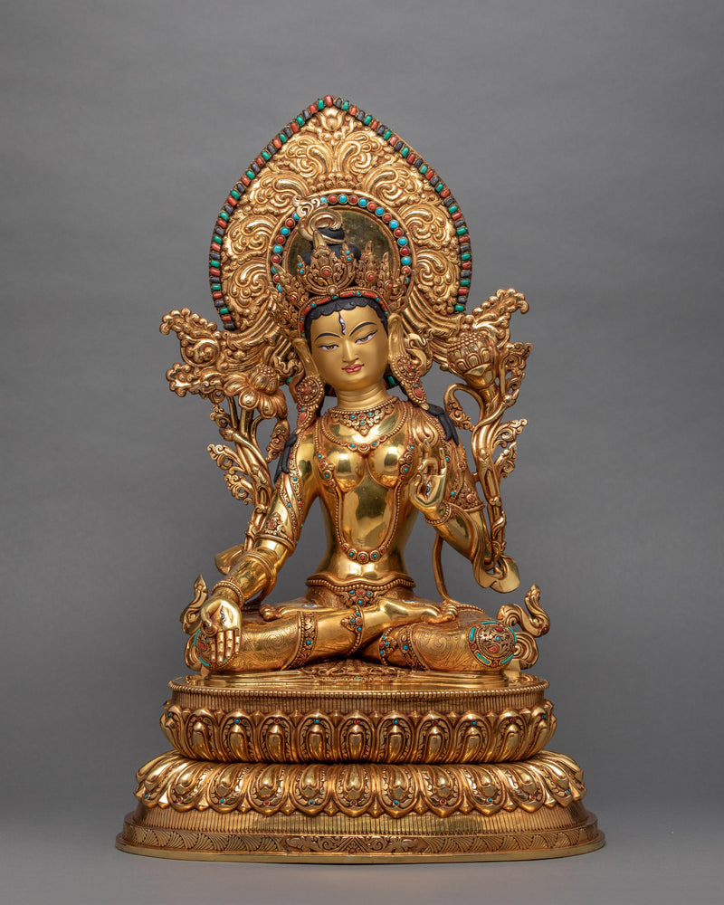 White Tara Statue 