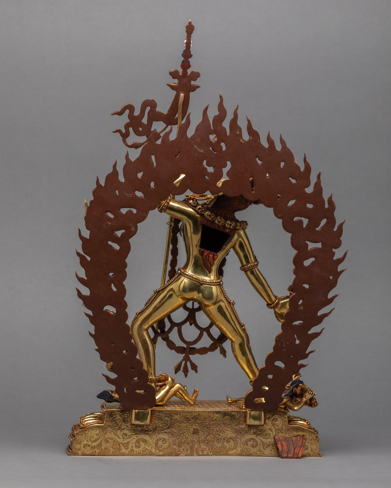 Vajrayogini Statue, Traditionally Gold Gilded Dakini Statue