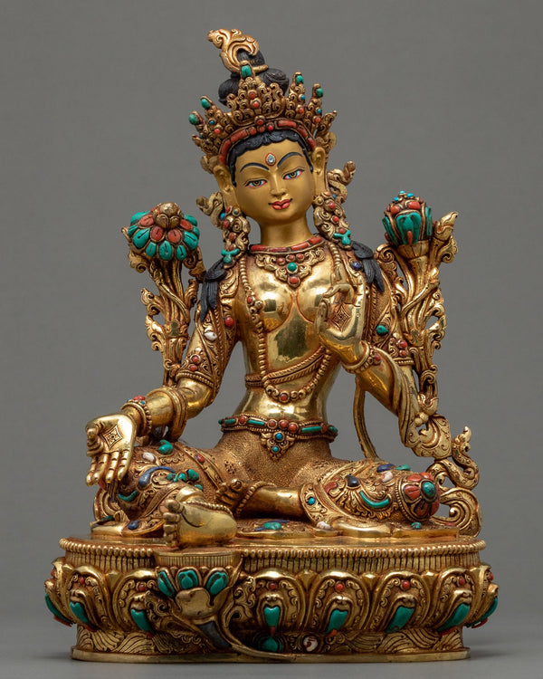 Green Tara Sculpture